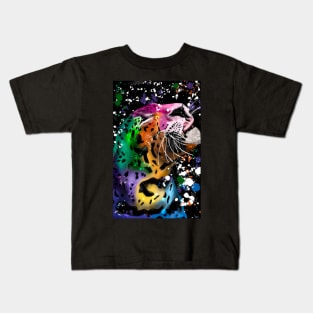 Colourful Leopard Kids T-Shirt